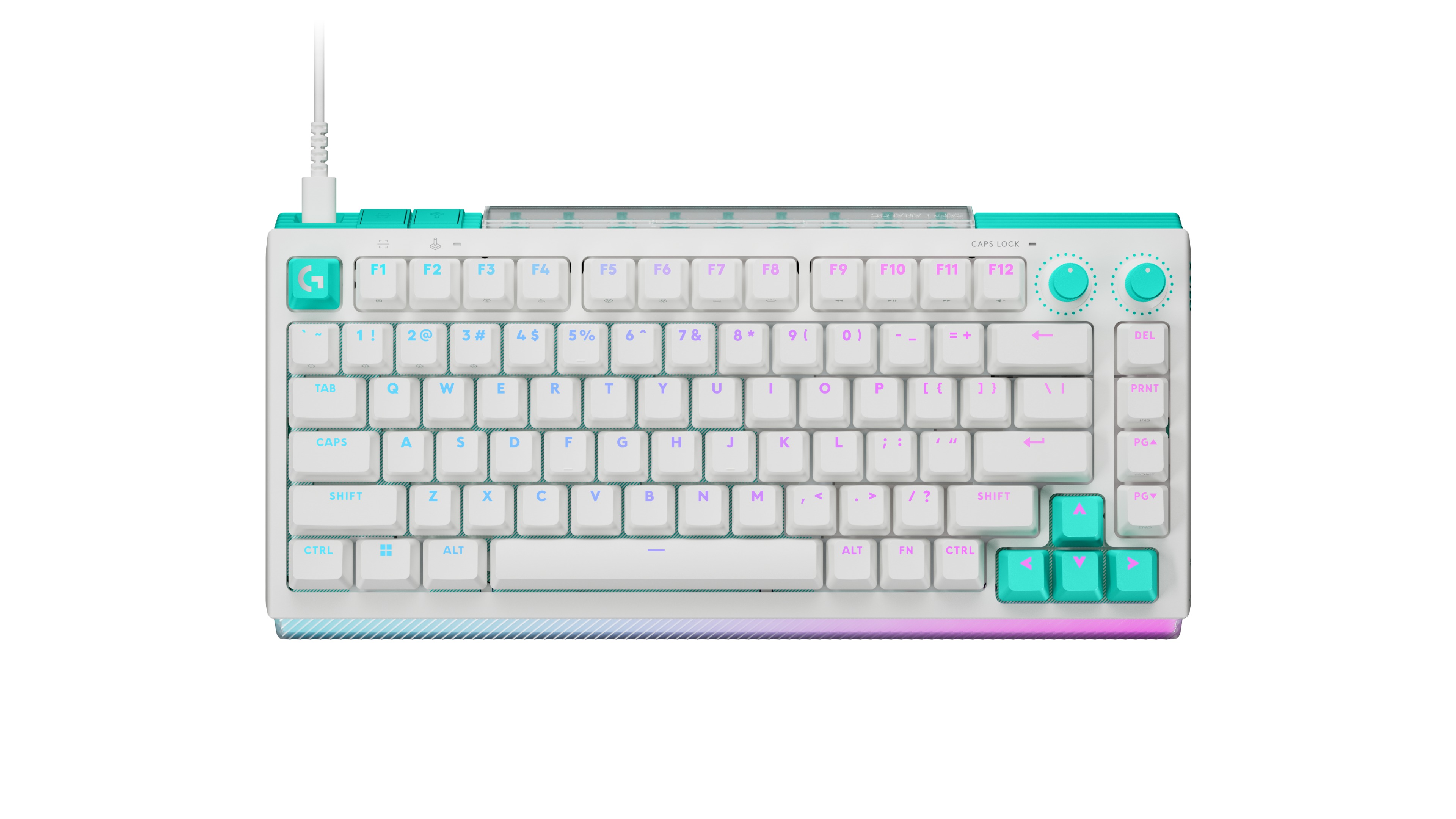 Keyboard Logitech Gaming G512 X 75 Wireless RGB Mechanical Tactile White