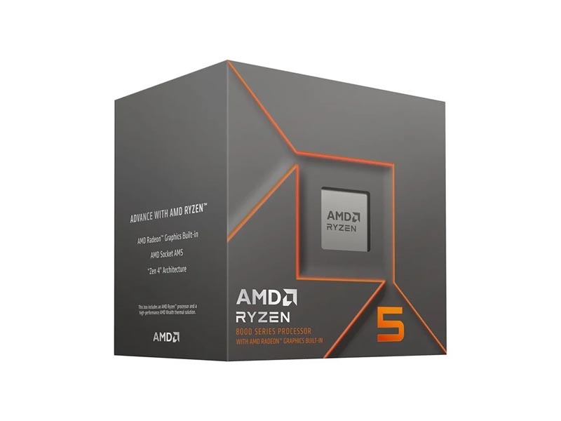 CPU AMD Ryzen 5 8500G 6-Core 3.5GHz AM5 22MB BOX w/Radeon Graphics 740M, Wraith Stealth Cooler