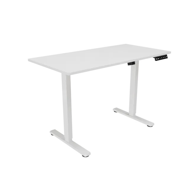 Gaming Desk White Shark Light Spirit - Motorized
