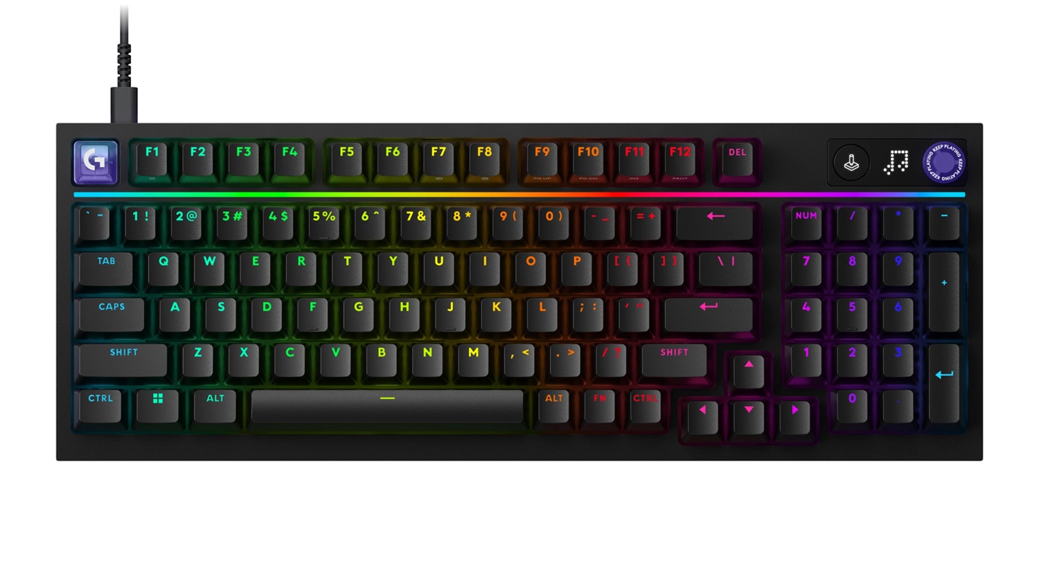 Keyboard Logitech Gaming G316 X 98 Wired RGB Mechanical Tactile Black