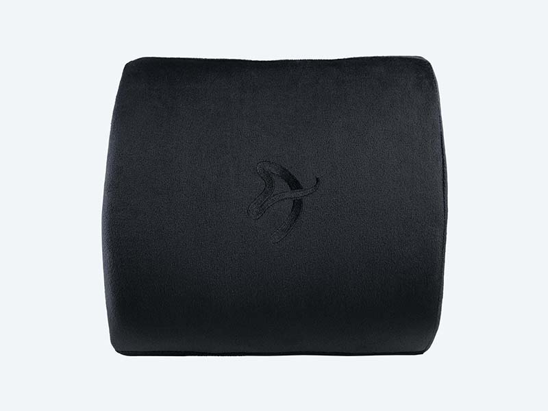 Arozzi Lumbar Support Pillow Black Velour