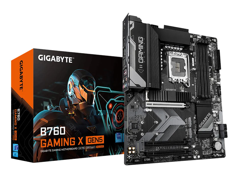 MB Gigabyte B760 GAMING X GEN5 DDR5 LGA1700 7600MHz OC 3xM.2/USB3.2/Type-C/2.5Gb/PCIe 5./ DP/HDMI
