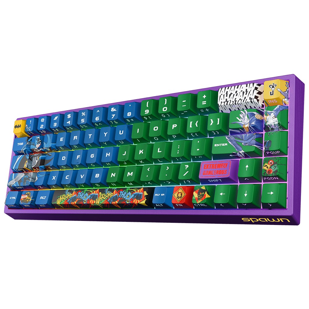 Keyboard Spawn WB Batman 65% Wired Magnetic Hall-Effect Switch RGB