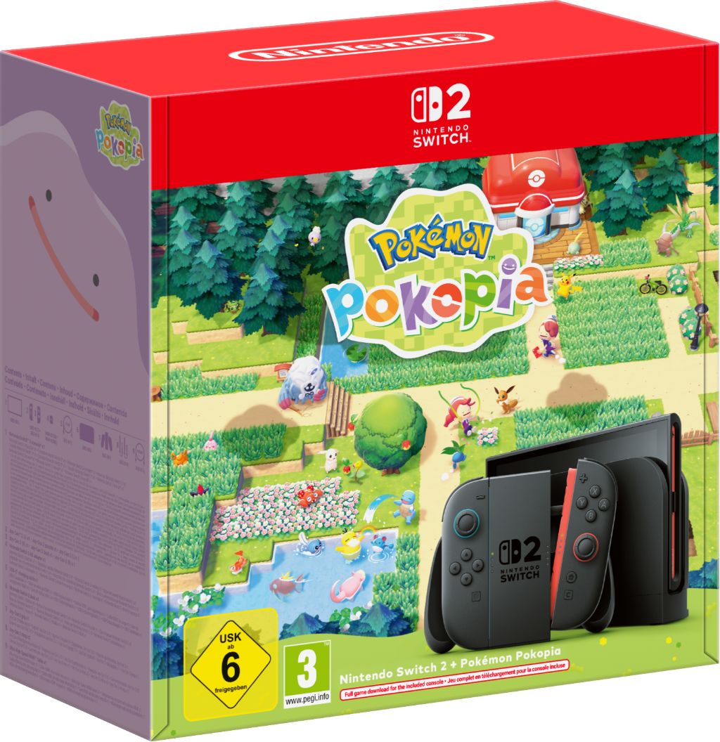Nintendo Switch 2 Console Black EU w/ Pokemon Pokopia Bundle EU