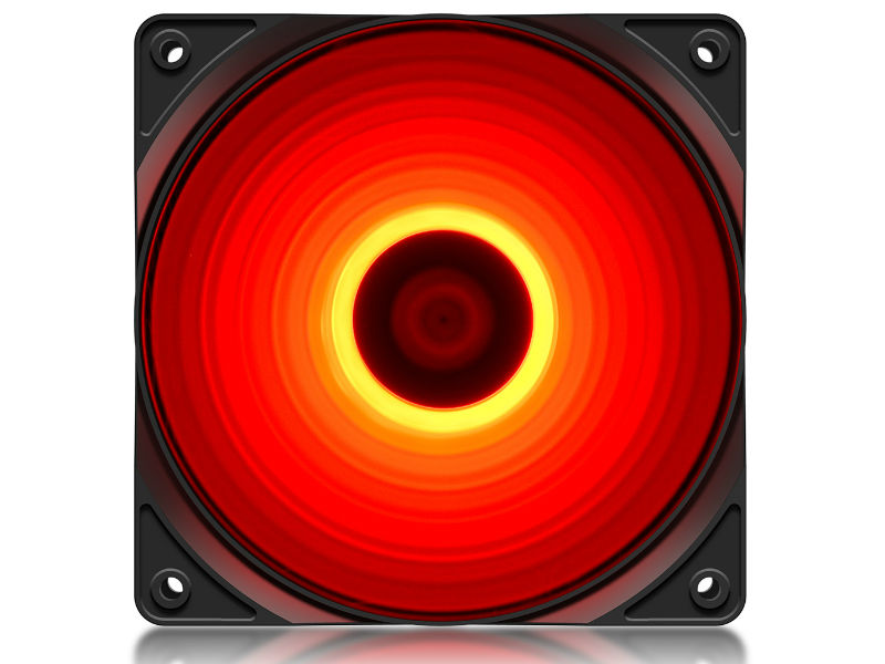 Case Fan 120x120x25 Deepcool RF120R 1300rpm Red LED