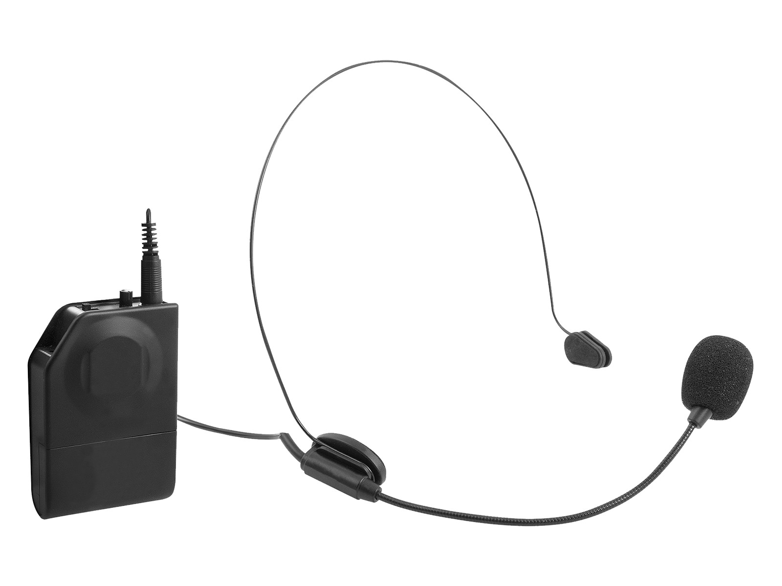 Microphone Trevi Wireless Set EM 408 UHF w/Receiver, Transmitter Black