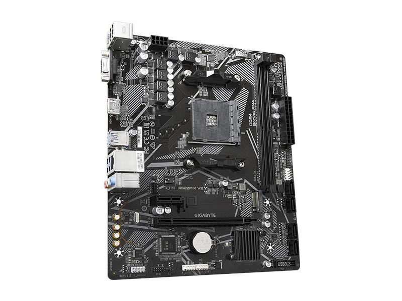 MB Gigabyte A520M K V2 AM4 DDR4 5100MHz OC SATA3 M.2 HDMI Gbit LAN