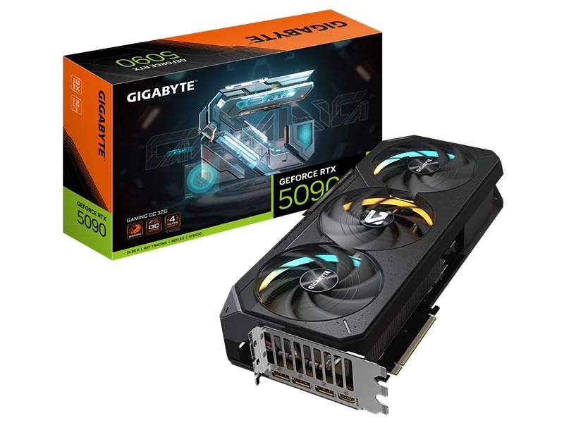 Gigabyte GeForce RTX 5090 GAMING OC 32GB GDDR7 HDMI/3xDP/DX12U/PCIe 5.0/WINDFORCE 3X