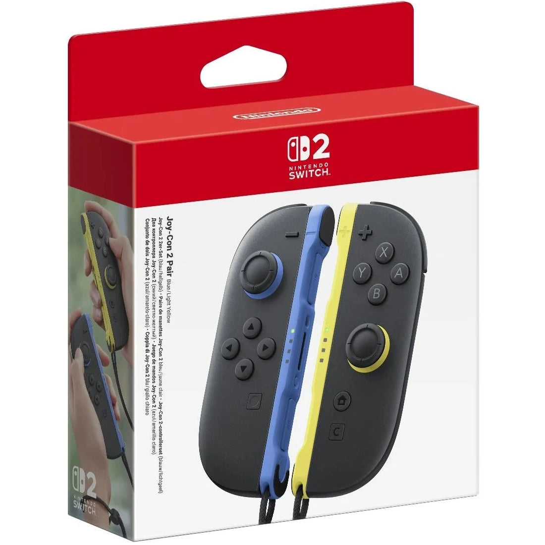 Nintendo Switch 2 Joy-Con Pair Blue/Light Left/Right Yellow Official EU