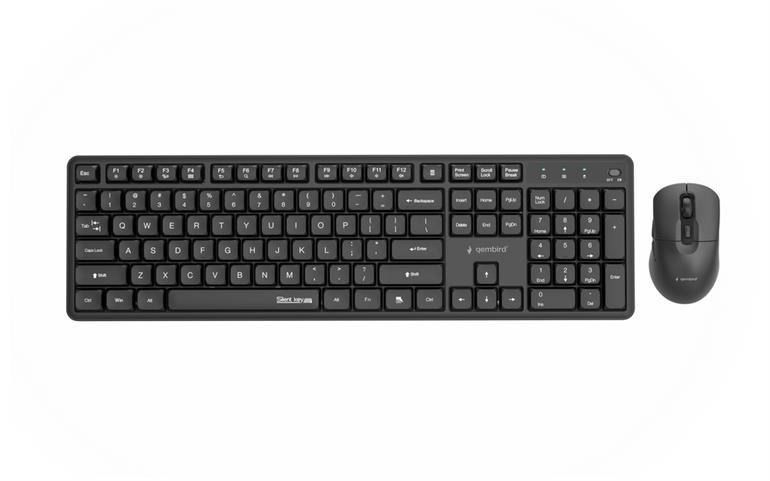 Keyboard KBS-WMS-01 Wireless Business Multimedia + Opt.Mouse Silent