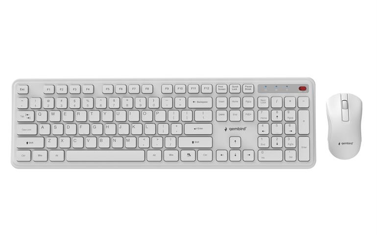 Keyboard KBS-WPS-01 Wireless Business Pro+ Opt.Mouse White