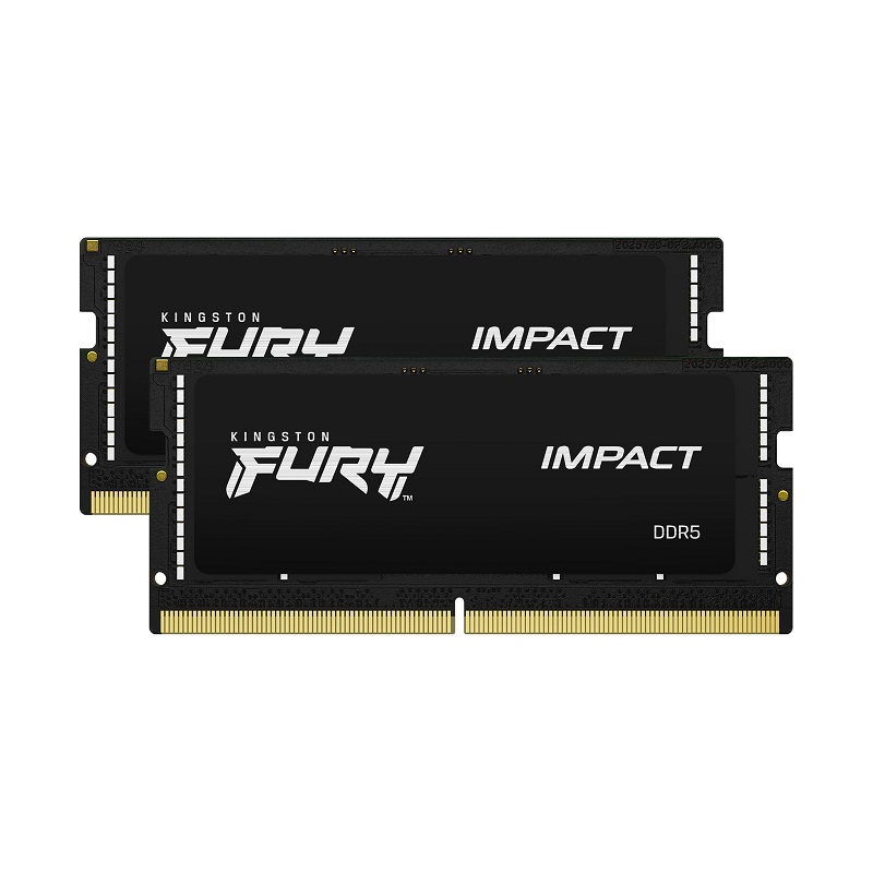 SODIMM Notebook Memory Kingston Kit 64GB CL40 DDR5 5600MHz Fury Impact (2x32)