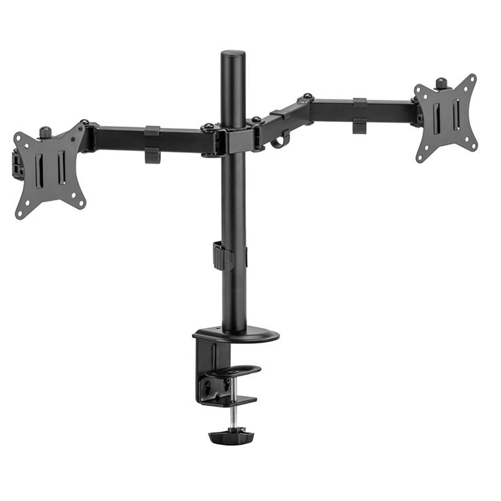 Monitor Desktop Stand Gembird for 2 Monitors Full Motion 17"-32"