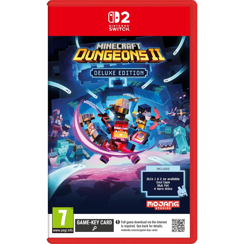 Game Nintendo 2 - Minecraft Dungeons II Deluxe Edition (Game-Key Card)