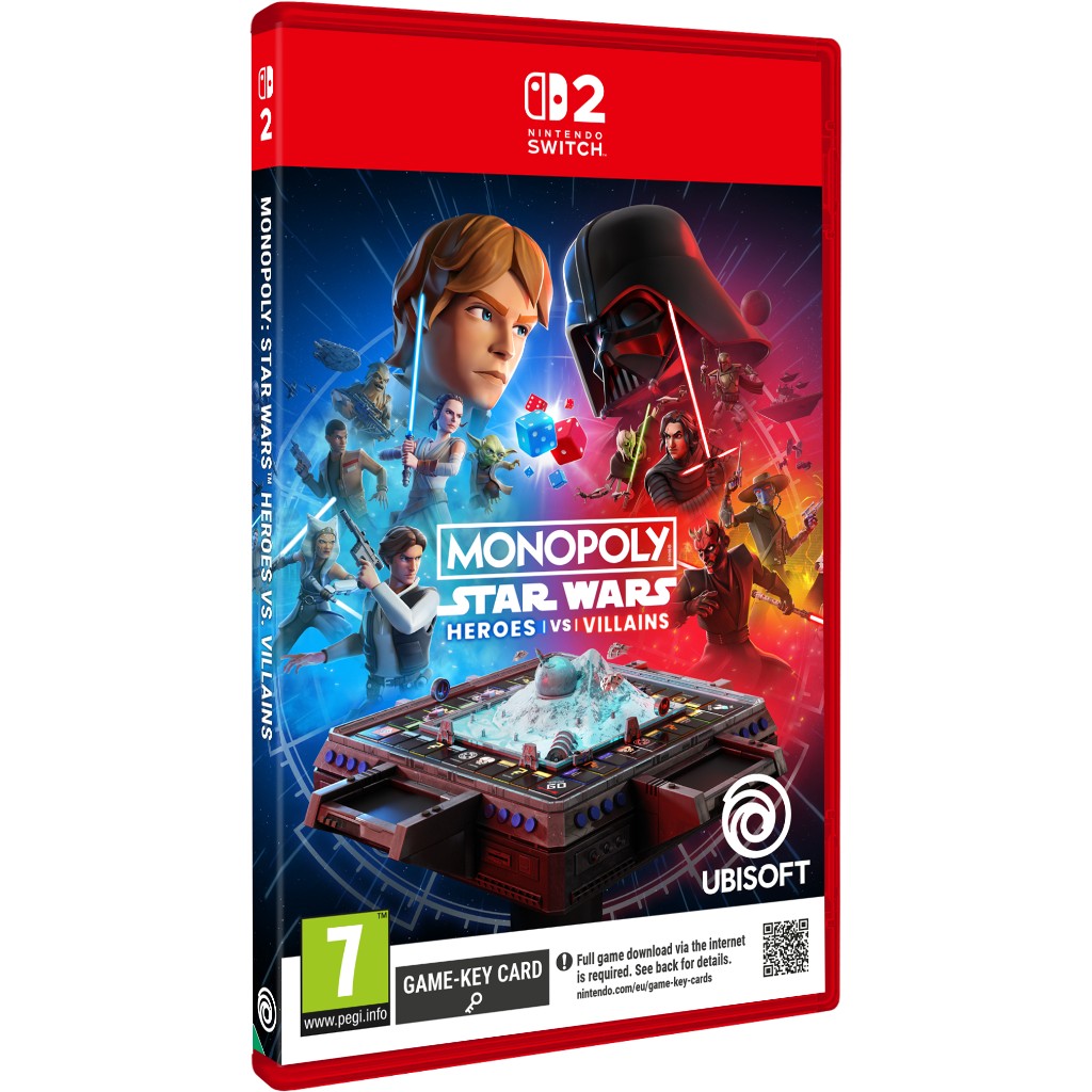 Game Nintendo 2 - Monopoly Star Wars - Heroes VS Villains (Game-Key Card)