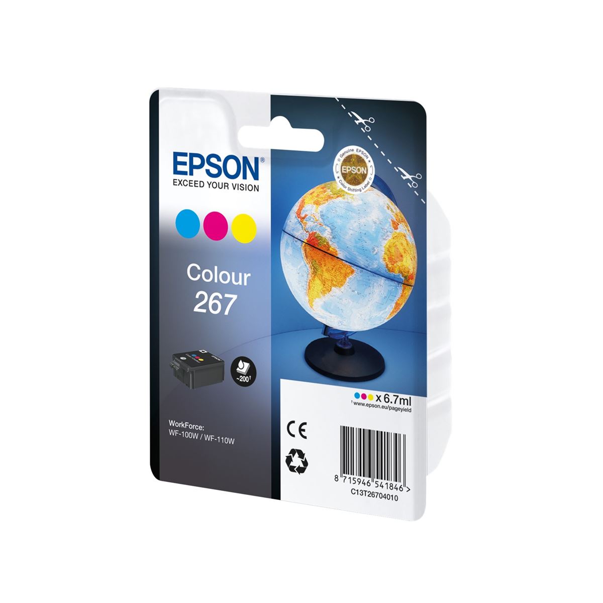 SUP INK EPSON GLOBE 267 COLOUR