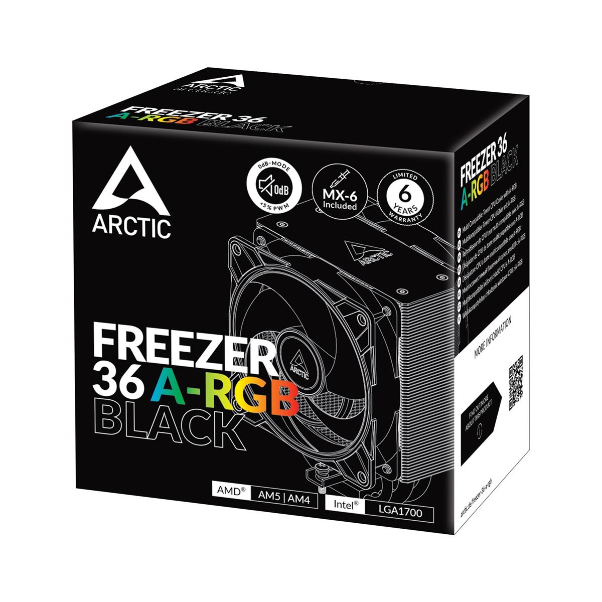 COL CPU Arctic Freezer 36 A-RGB (Black) KULER