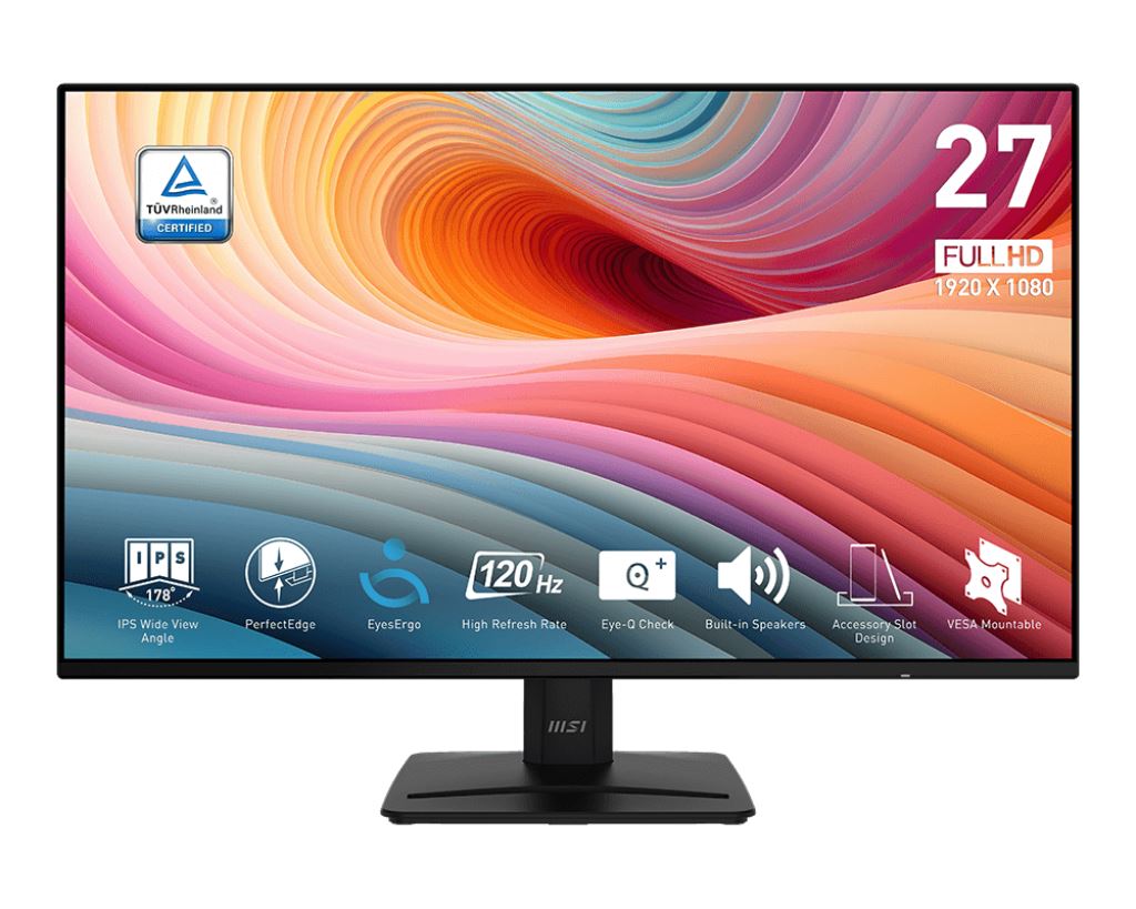 Monitor 27 MSI PRO MP271A E2 FHD IPS 120Hz