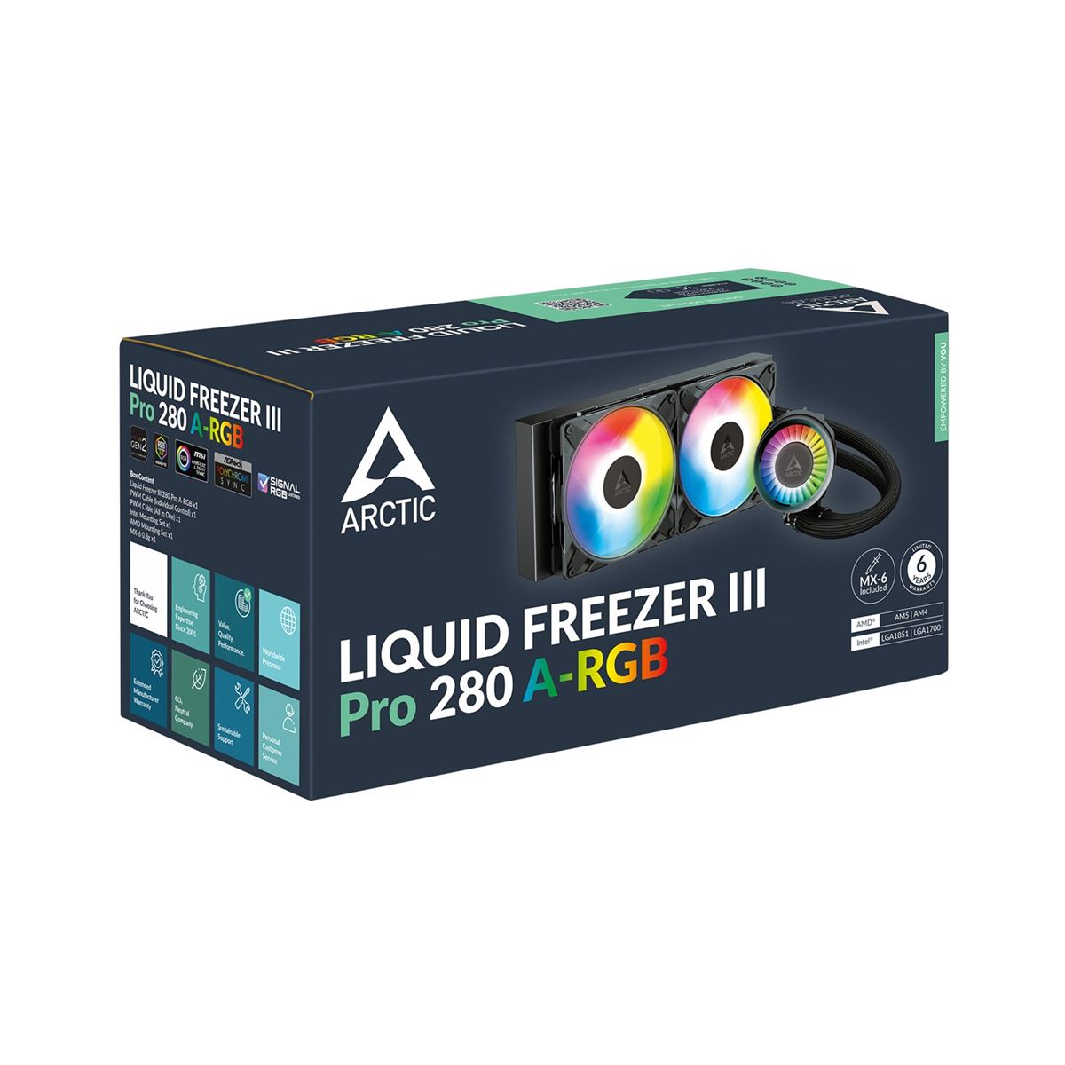 COL CPU AiO LCS Arctic Liquid Freezer III Pro 280 A-RGB (B)