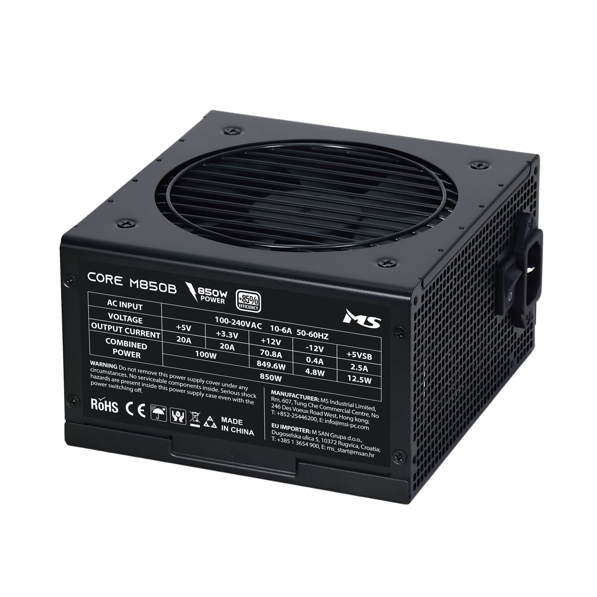 PSU MS CORE M850B ATX3.1