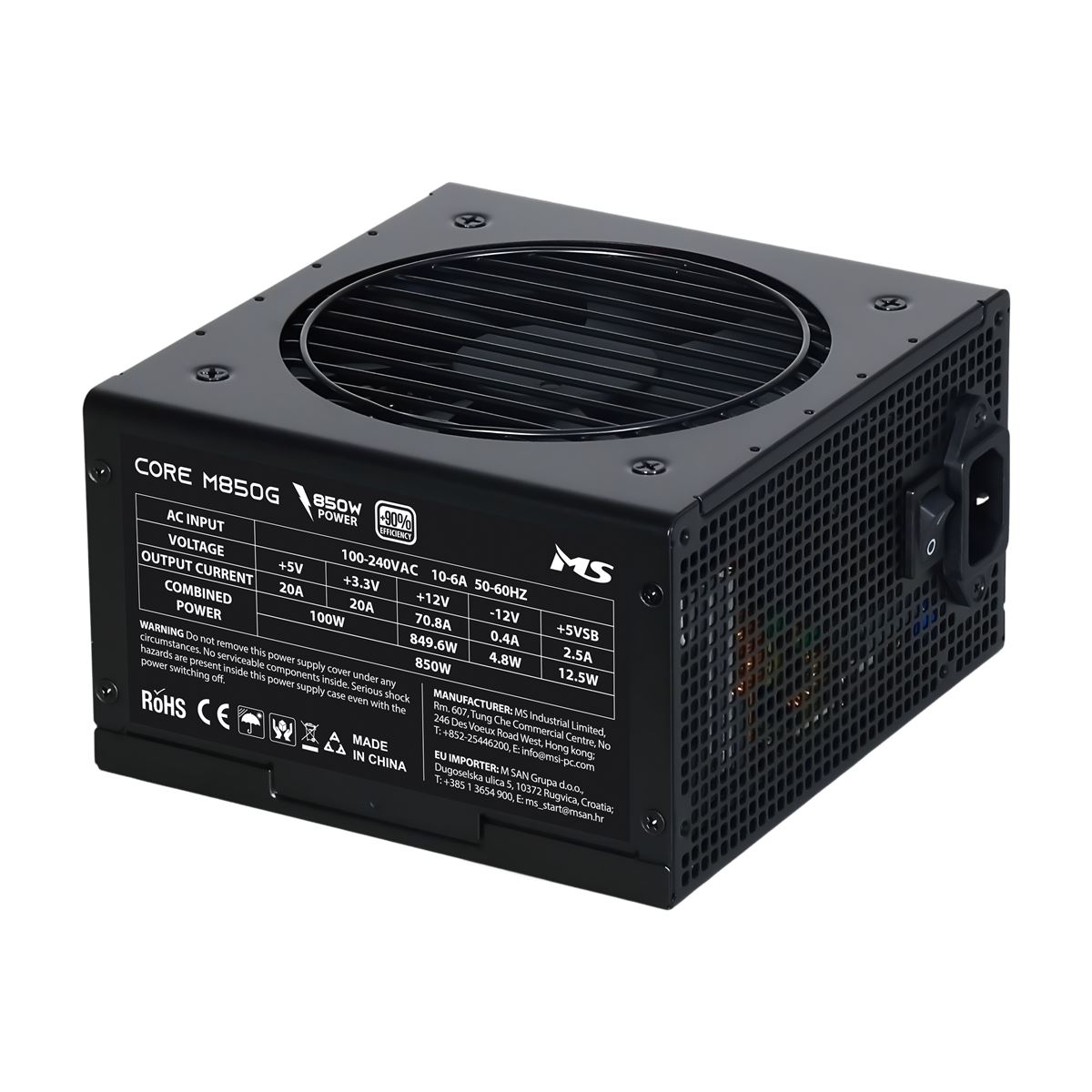PSU MS CORE M850G ATX3.1