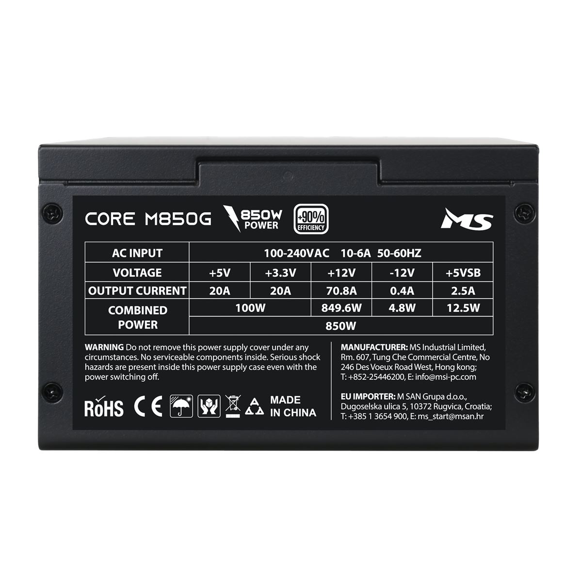 PSU MS CORE M850G ATX3.1