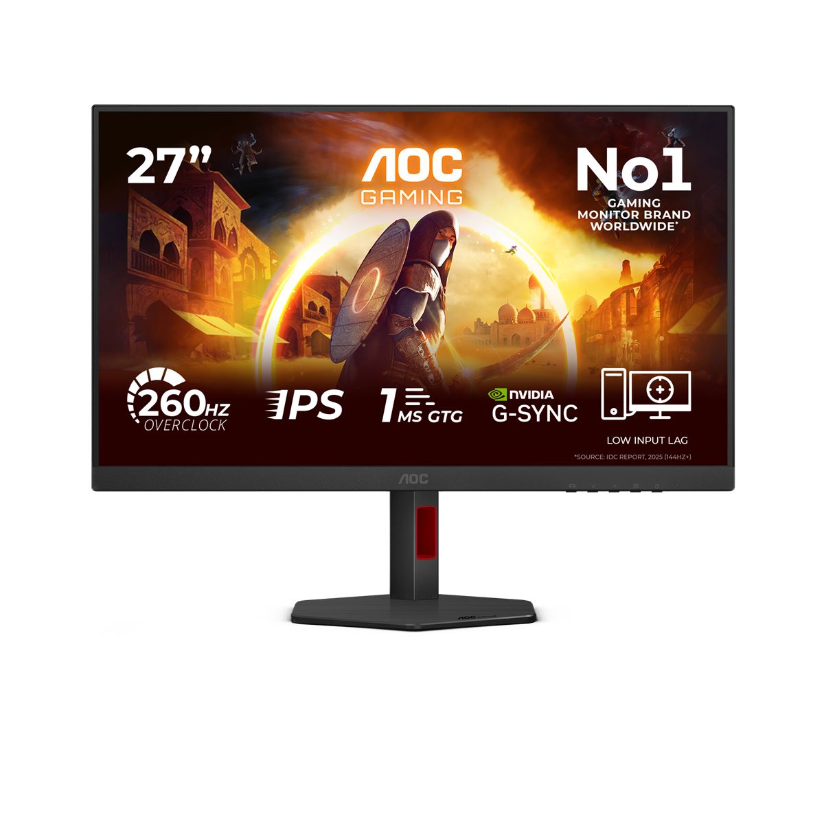 Monitor 27 AOC 27G4ZR IPS Gaming 260Hz HAS 130mm