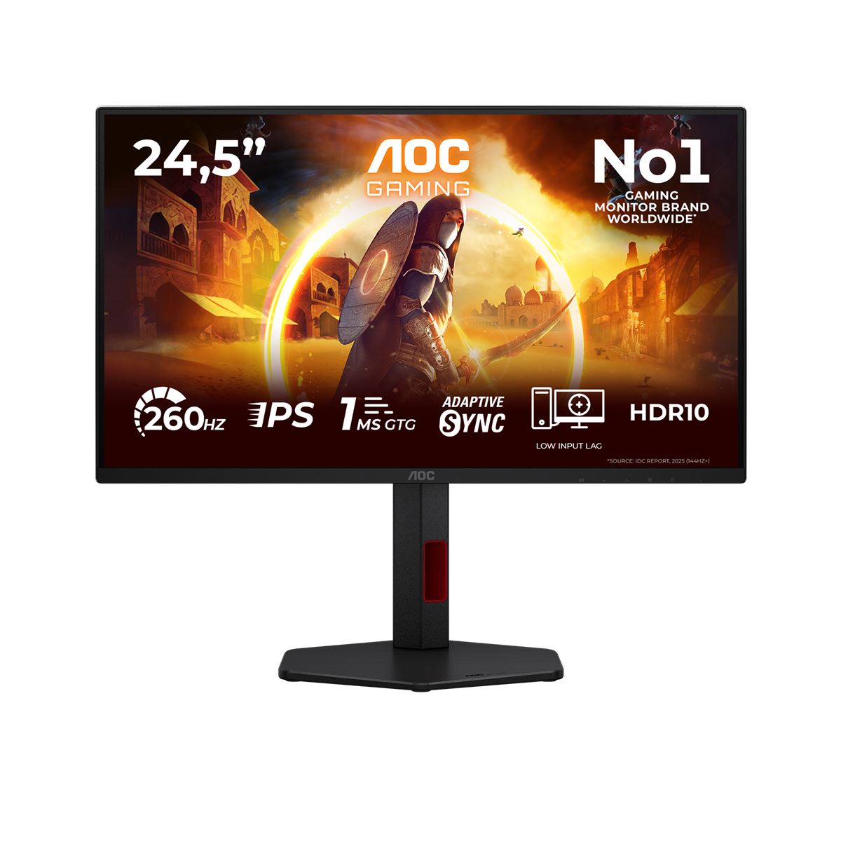 Monitor 25 AOC 25G4ZR FHD 260Hz HAS 130mm