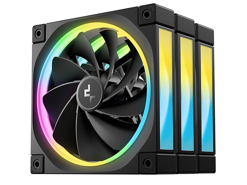 Case Fan 120x120x25 Deepcool FL12R ARGB (3 in 1) 2150rpm Super Silent LED Black