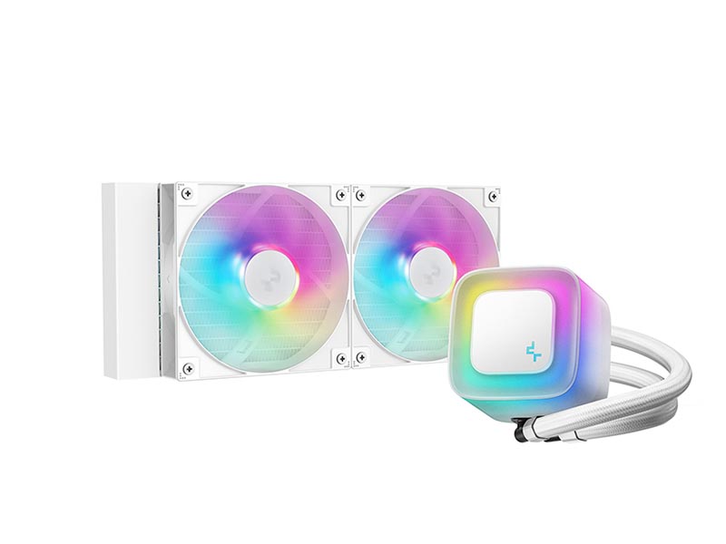 Cooler Liquid Deepcool LE240 V2 ARGB Sockets All Intel/AMD White
