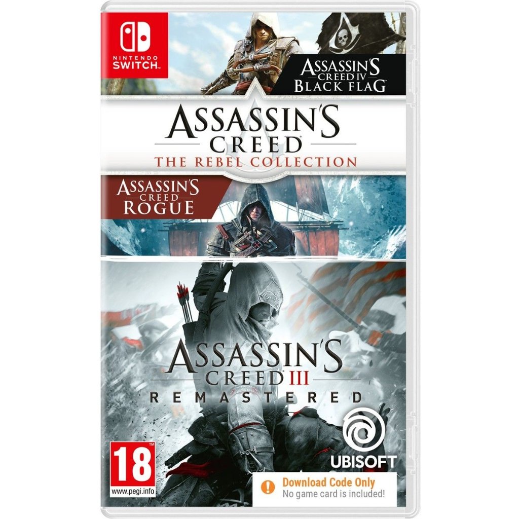 Game Nintendo - Assassins Creed Rebel Collection & Assassins Creed 3 Liberation Remaster (CIAB)