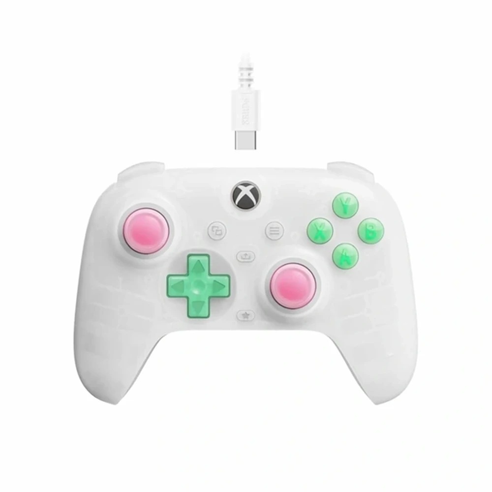 Wired Controller for Xbox/PC 8BitDo Ultimate Mini Translucent White w/Hall Effect