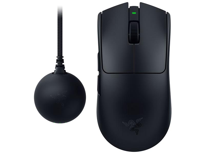 Mouse Razer Viper V4 Pro Black HyperSpeed Wireless Gen-2 Focus Pro 50K Optical Sensor Gen-3