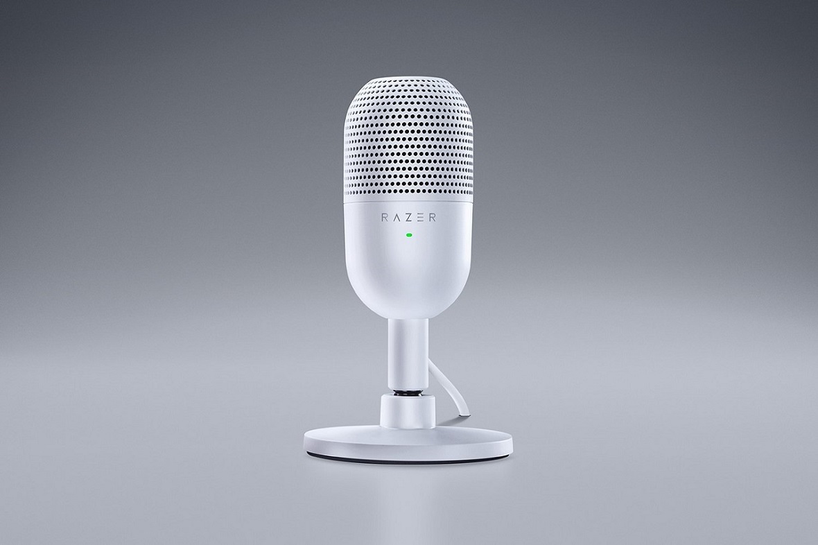 Microphone Razer Seiren V3 Mini Streaming, Professional Grade, Ultra-Compact, USB White
