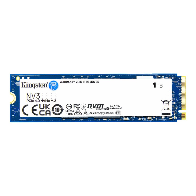 SSD M.2 Kingston NV3 2280 NVMe 1TB PCIe 4.0 x4 6000/4000 MB/s