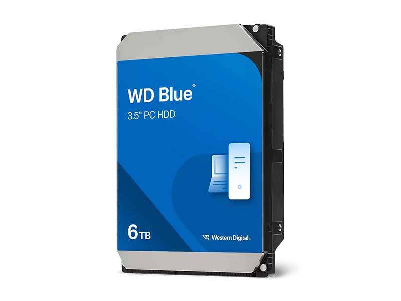 HDD 3.5" 6TB Western Digital WD Blue SATA3 256MB 5400RPM WD60EZAX