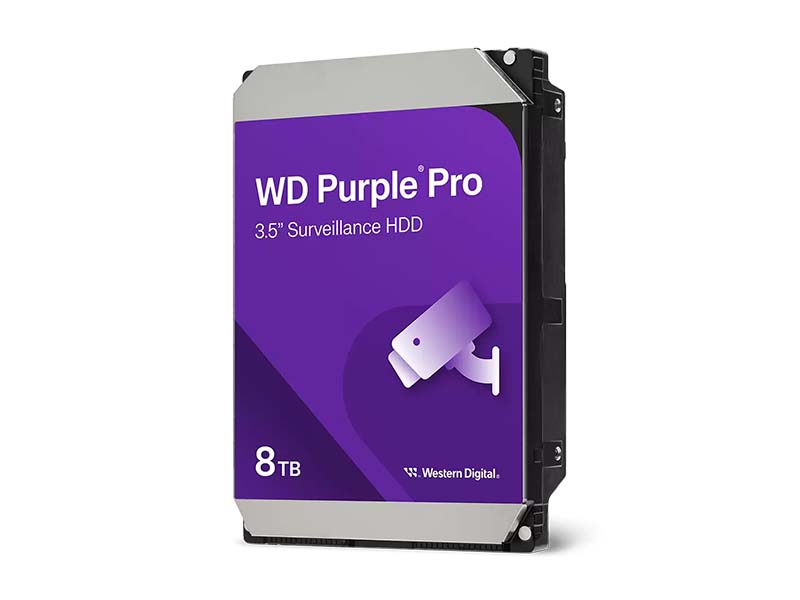 HDD 3.5" 8TB Western Digital WDPurple Pro Smart Video SATA3 7200rpm 256MB WD8002PURP