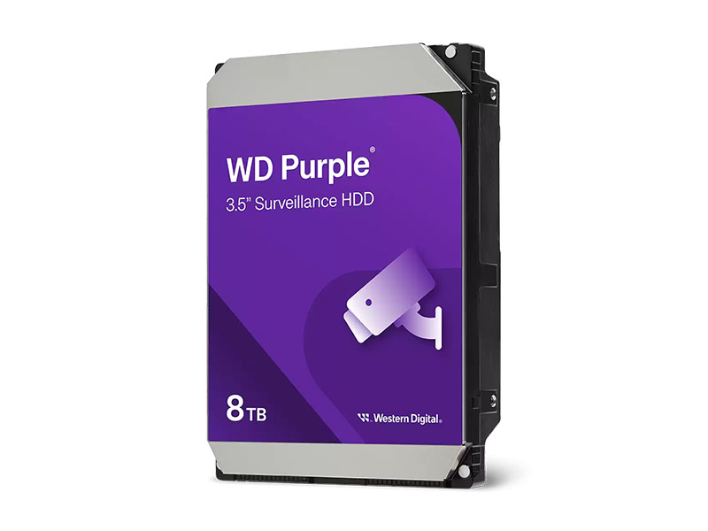 HDD 3.5" 8TB Western Digital WD Purple Surveillance SATA3 256MB WD85PURZ